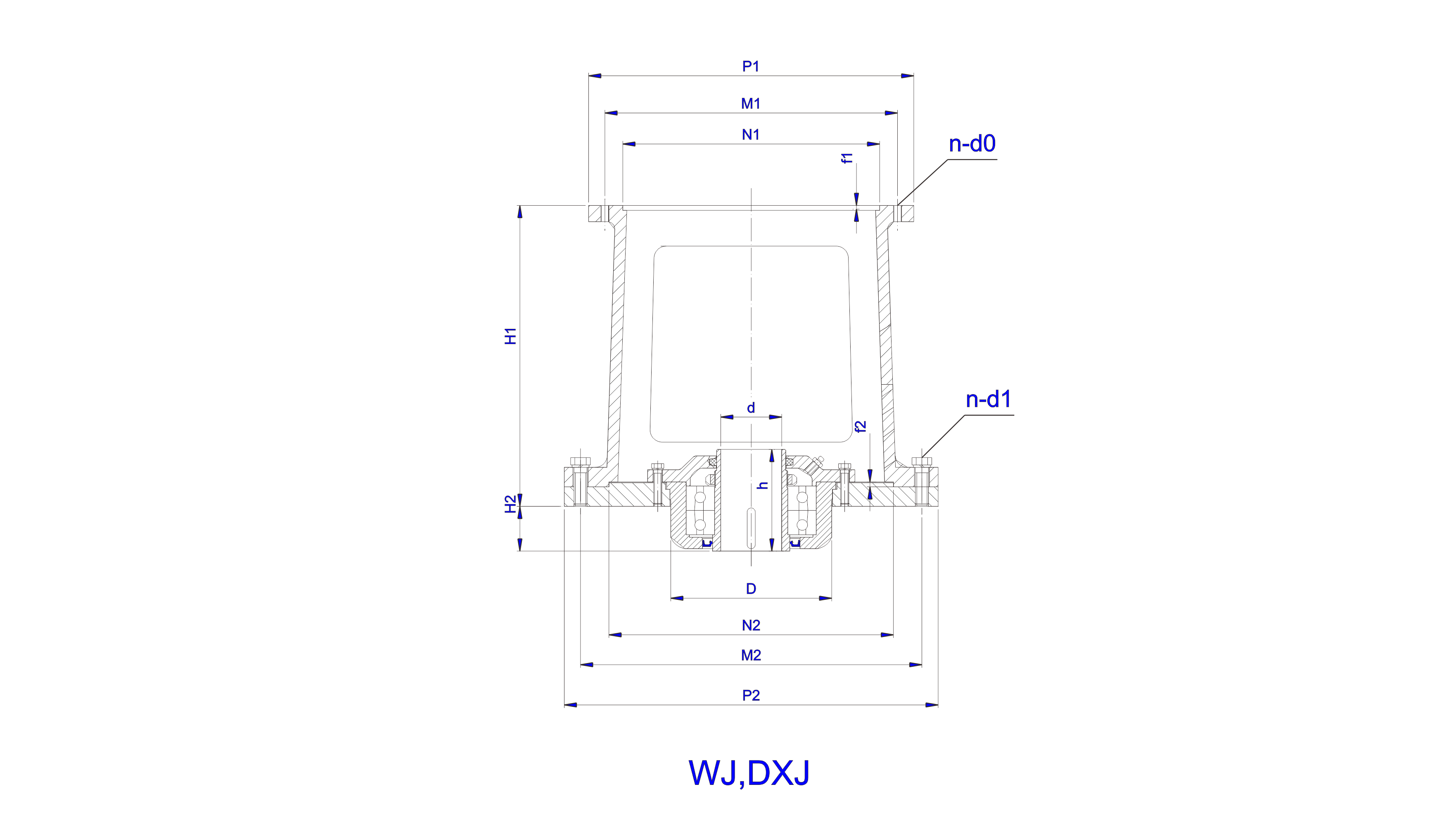   DXJ,WJ高抗振攪拌機(jī)機(jī)架設(shè)計(jì)圖